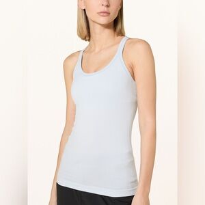 Size 10 Light Blue Lululemon Tank Top